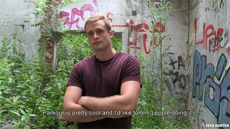 Parkour is a really interesting hobby; I like watching Czech Hunter 549 people who are good at it. Mainly because it's done by dudes in pretty good shape.