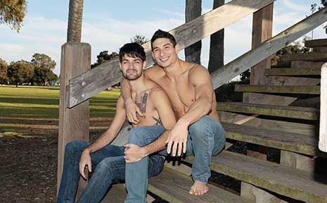 Jim Nasty and Leeroy Jones enjoyed their day at the beach throwing around some balls, but as soon as they get home, they want to play with each other's.