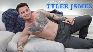 Tyler James is excited and nervous for his first shoot. The super horny hottie likes to put on a show and he's happy to do it for our camera.
