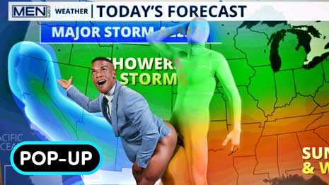 Your favorite Men scenes, like you've never seen them before. Rewatch Forecasting Cum, starring Chris Damned and Adrian Hart, and learn all the dirty behind-the-scenes details you've always wanted to know.