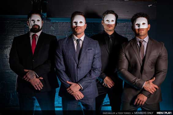 The Members Only group is an underground secret society full of high-powered men whose thrill is to have their way with a young submissive bottom. Hosting today's seance is Teddy Torres...