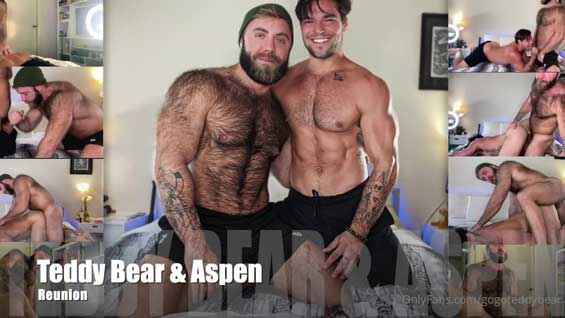 Aspen with another muscle stud, but ends up being the bottom bitch! I like to go somewhere warm when winter arrives. I hate cold weather.