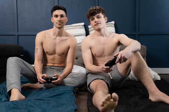 As soon as he arrives at his friend's house for a slumber party, Jake Preston notices how hot Dylan's dad, Brogan, is! But Jake and his boyfriend, Kane Fox, are there to hang out with their buddy...